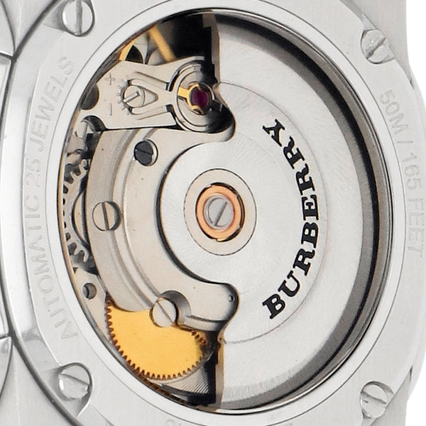 Reloj Burberry para caballero en acero inoxidable.