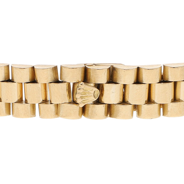 Pulsera eslabón articulado en oro amarillo 18 kilates.