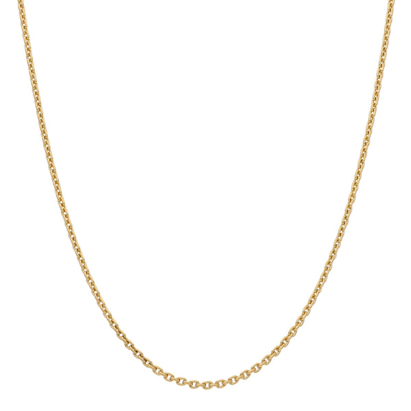 Collar eslabón cruzado firma Louis Vuitton en oro amarillo 18 kilates.