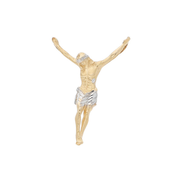 Cristo diseño especial en oro amarillo 14 kilates.
