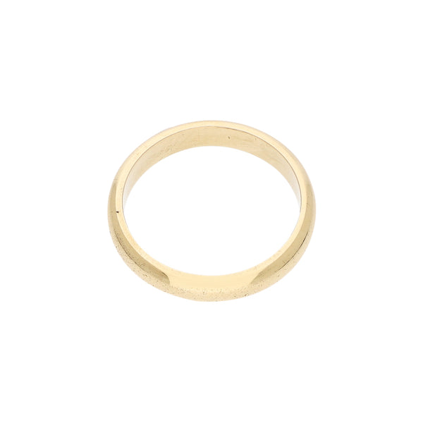 Argolla lisa firma Cartier en oro amarillo 18 kilates.