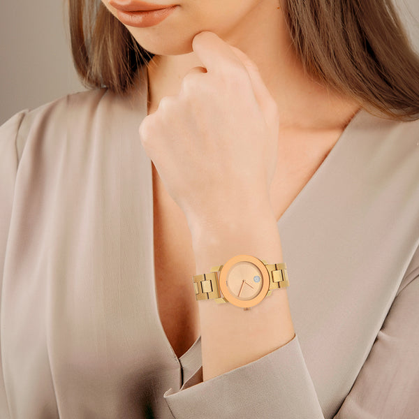 Reloj Movado para dama Modelo Bold.