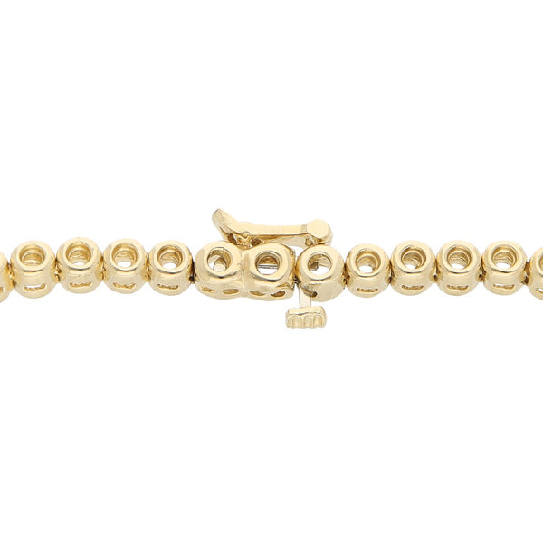 Pulsera eslabón articulado en oro amarillo 14 kilates.
