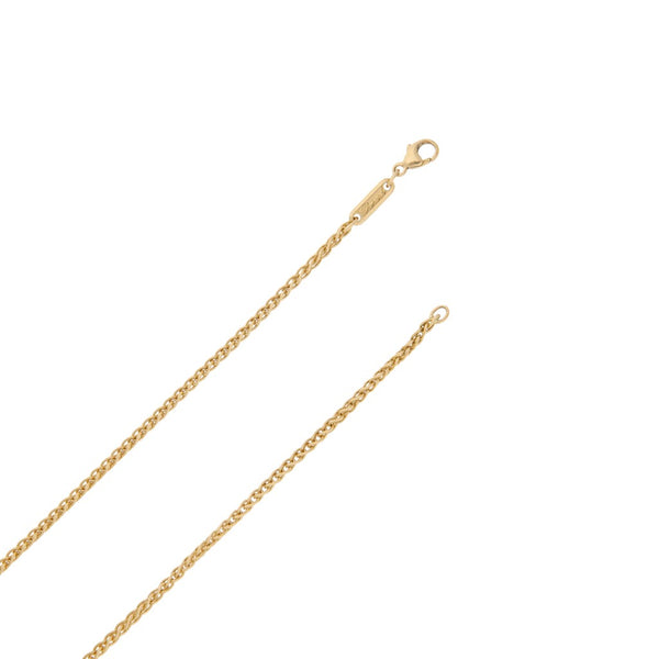 Gargantilla eslabón tejido firma Chopard en oro amarillo 18 kilates.