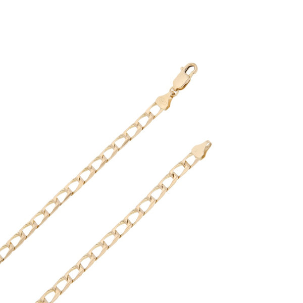 Collar eslabón encontrado en oro amarillo 14 kilates.