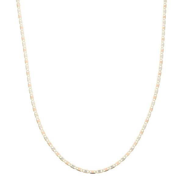 Collar eslabón nudo marino en oro amarillo 14 kilates.