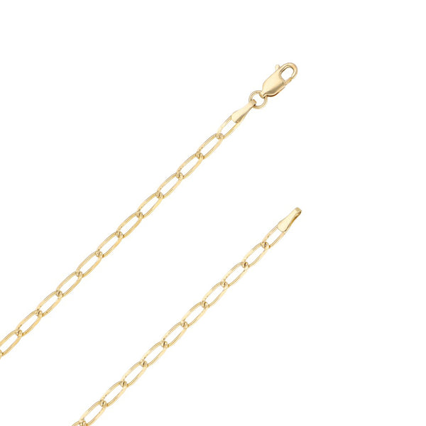 Collar eslabón encontrado en oro amarillo 14 kilates.