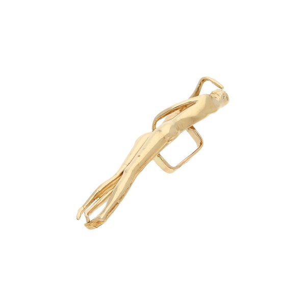 Dije diseño especial motivo pareja en oro amarillo 14 kilates.