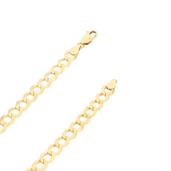 Collar eslabón encontrado en oro amarillo 14 kilates.