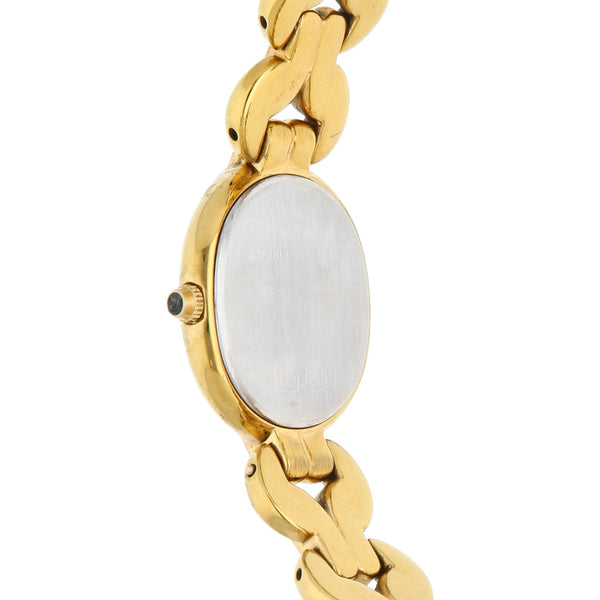 Reloj Longines para dama en acero chapa.