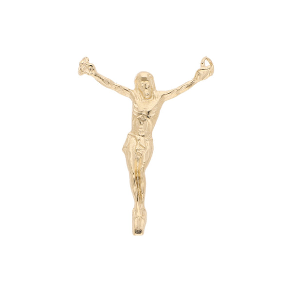 Cristo diseño especial en oro amarillo 14 kilates.