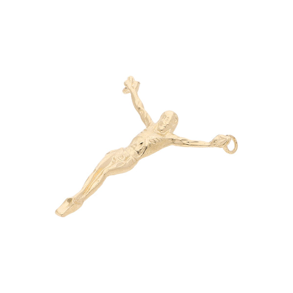 Cristo diseño especial en oro amarillo 14 kilates.