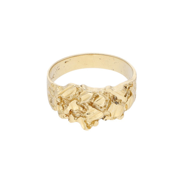 Anillo Barroco en oro amarillo 14 kilates.