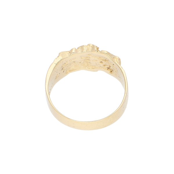 Anillo Barroco en oro amarillo 14 kilates.