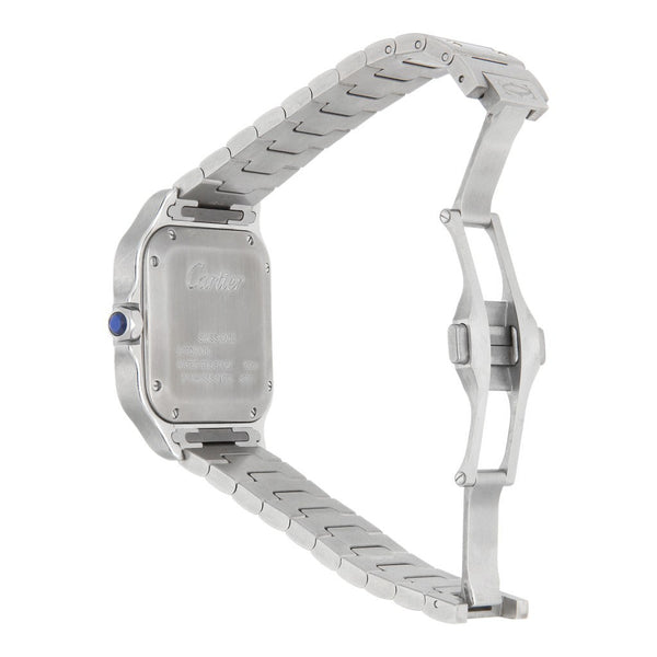 Reloj Cartier para caballero/unisex Modelo Santos vistas en oro amarillo 18 kilates.