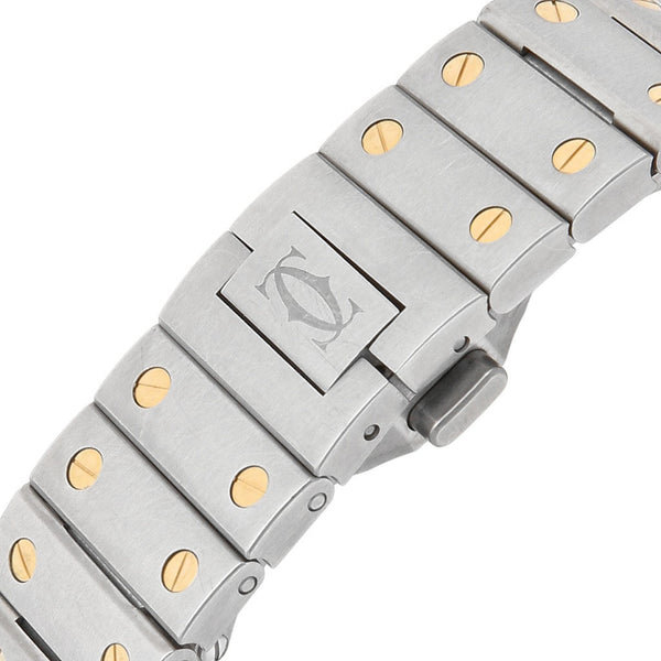 Reloj Cartier para caballero/unisex Modelo Santos vistas en oro amarillo 18 kilates.