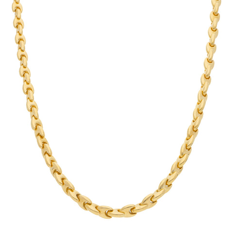 Collar eslabón articulado en oro amarillo 18 kilates.