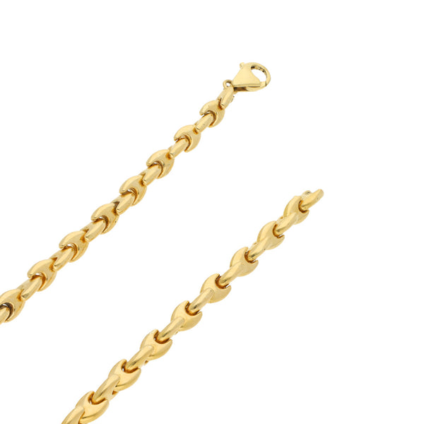 Collar eslabón articulado en oro amarillo 18 kilates.