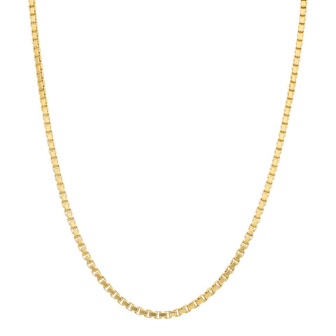 Collar eslabón cuadrado cruzado firma Chopard en oro amarillo 18 kilates.