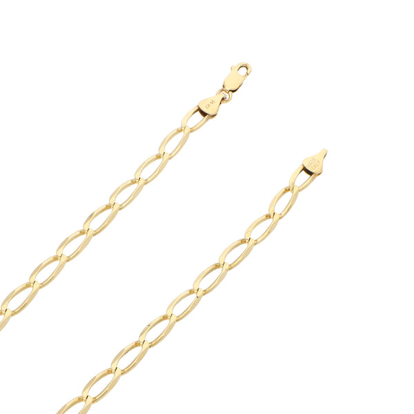 Collar eslabón encontrado en oro amarillo 14 kilates.