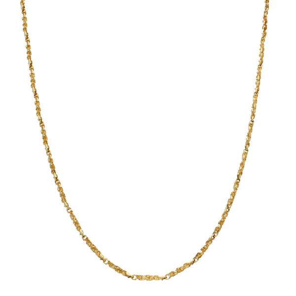 Collar eslabón articulado en oro amarillo 14 kilates.