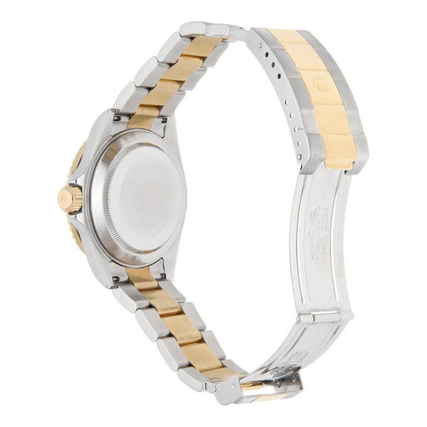 Reloj Rolex para caballero modelo Oyster Perpetual Date Submariner vistas oro amarillo 18 kilates.
