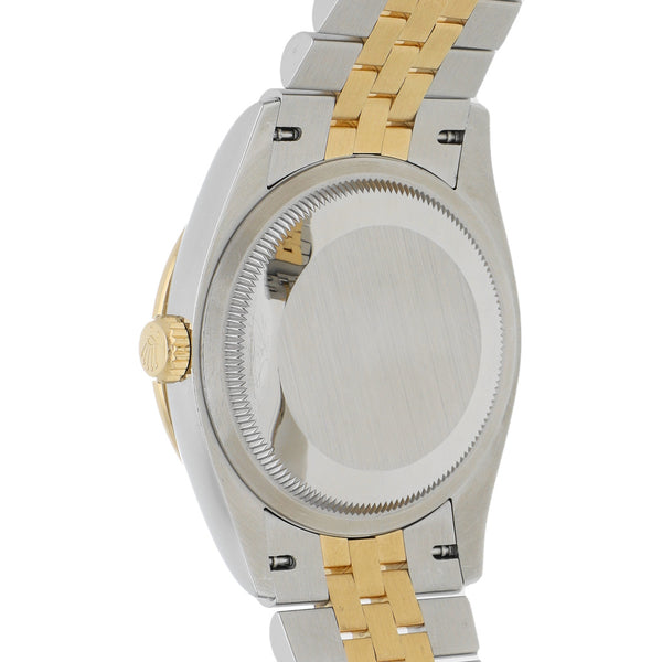 Reloj Rolex para caballero modelo Oyster Perpetual DateJust vistas oro amarillo 18 kilates.