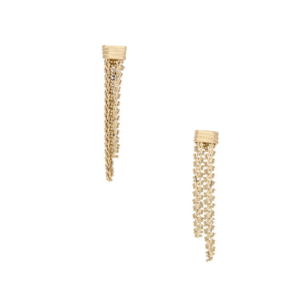 Broqueles boleados en oro amarillo 14 kilates.