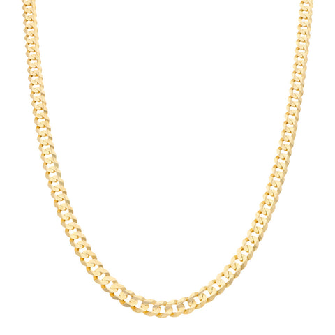 Collar eslabón encontrado en oro amarillo 14 kilates.