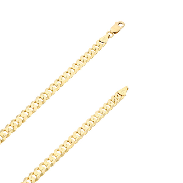 Collar eslabón encontrado en oro amarillo 14 kilates.
