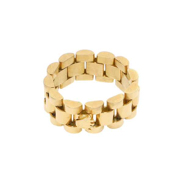 Argolla articulada en oro amarillo 18 kilates.