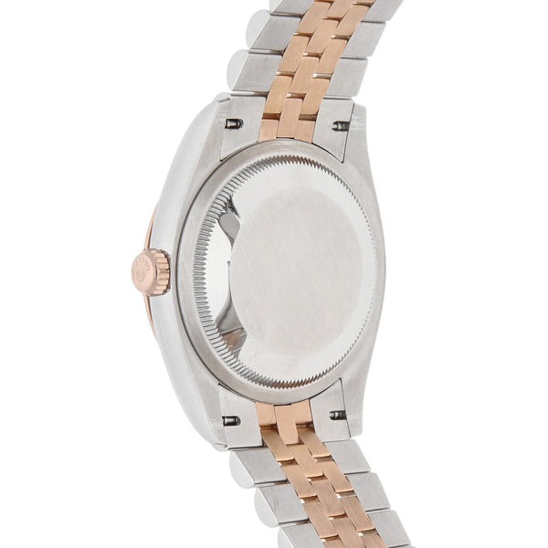 Reloj Rolex para caballero modelo Oyster Perpetual DateJust vistas en oro rosa 18 kilates.
