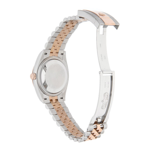 Reloj Rolex para caballero modelo Oyster Perpetual DateJust vistas en oro rosa 18 kilates.