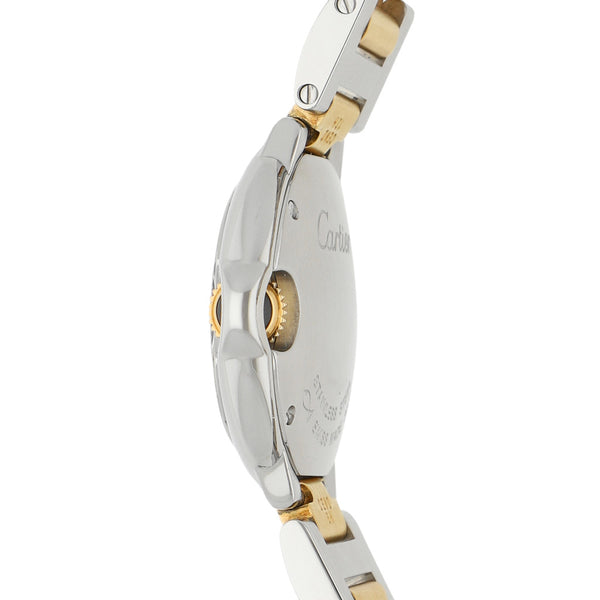 Reloj Cartier para Dama modelo Ballon Bleu vistas en oro amarillo 18 kilates.