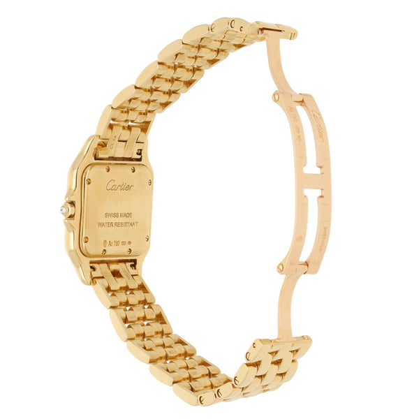 Reloj Cartier para dama modelo Phantére en oro amarillo 18 kilates.
