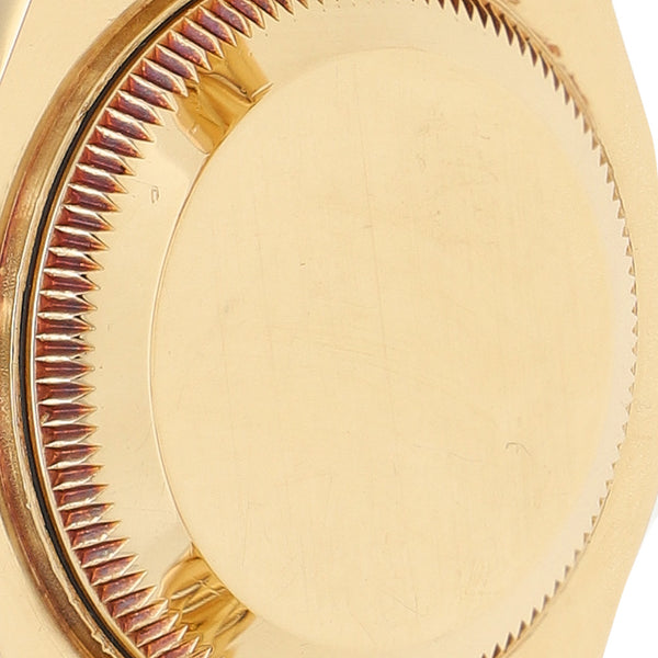 Reloj Rolex para dama modelo Oyster Perpetual DateJust en oro amarillo 18 kilates.