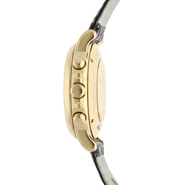 Reloj Ulysse Nardin para caballero modelo Berlin caja y broche en oro amarillo 18 kilates.