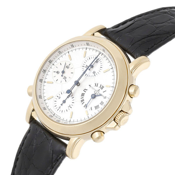 Reloj Ulysse Nardin para caballero modelo Berlin caja y broche en oro amarillo 18 kilates.