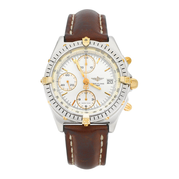 Reloj Breitling para caballero modelo Chronomat vistas oro amarillo 18 kilates.