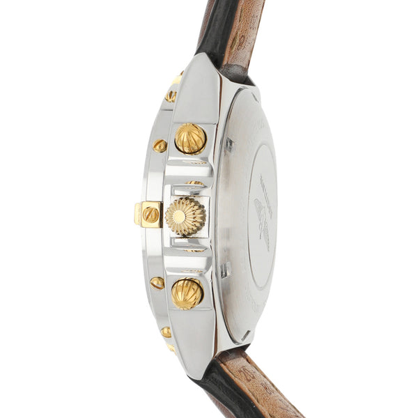 Reloj Breitling para caballero modelo Chronomat vistas oro amarillo 18 kilates.
