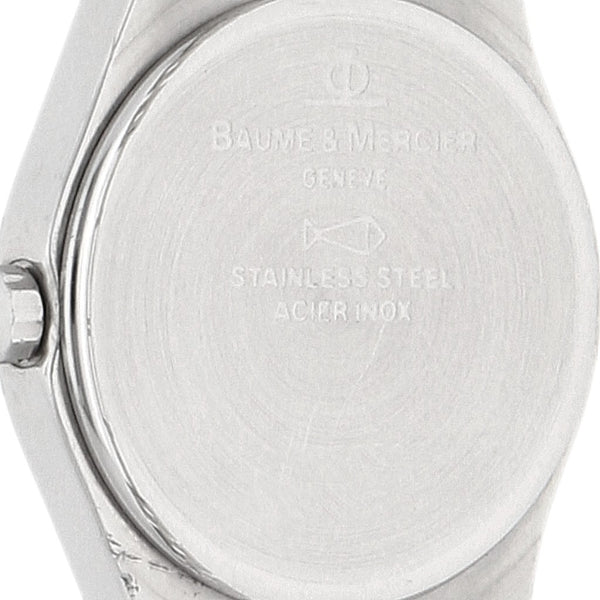 Reloj Baume & Mercier para dama en acero inoxidable.