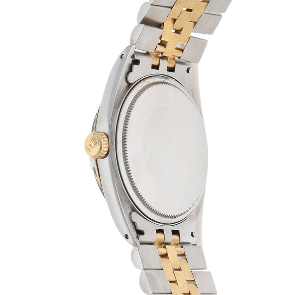 Reloj Rolex para Caballero modelo Oyster Perpetual DateJust vistas en oro amarillo 18 kilates.
