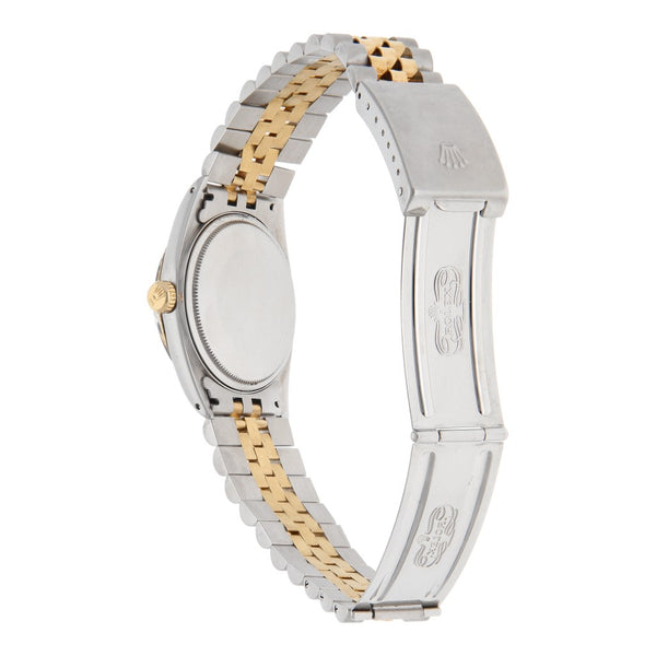 Reloj Rolex para Caballero modelo Oyster Perpetual DateJust vistas en oro amarillo 18 kilates.