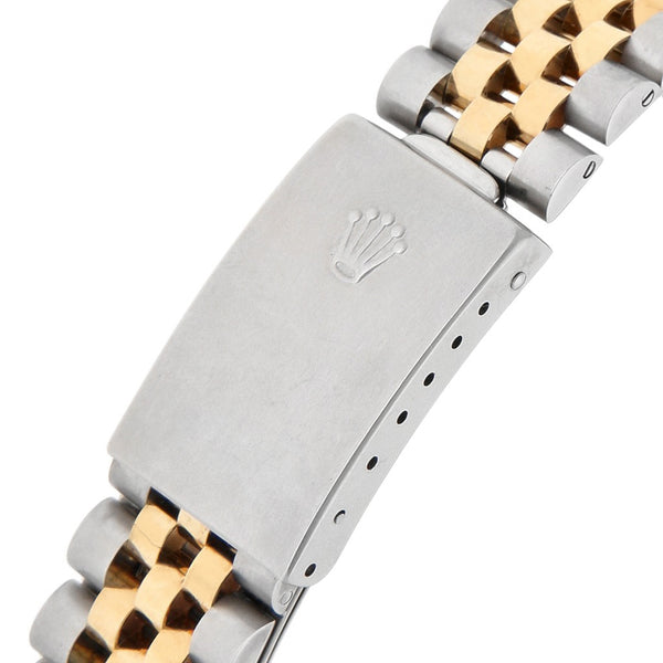 Reloj Rolex para Caballero modelo Oyster Perpetual DateJust vistas en oro amarillo 18 kilates.