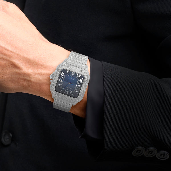 Reloj Cartier para caballero modelo Santos.