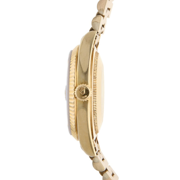 Reloj Rolex para caballero modelo Oyster Perpetual DateJust en oro dos tonos 18 kilates.