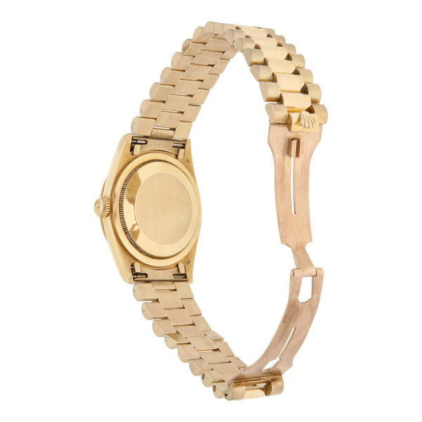 Reloj Rolex para caballero modelo Oyster Perpetual DateJust en oro dos tonos 18 kilates.