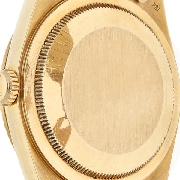 Reloj Rolex para caballero modelo Oyster Perpetual DateJust en oro dos tonos 18 kilates.