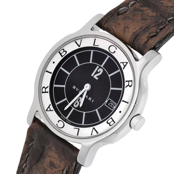 Reloj para caballero marca Bvlgari modelo Solotempo.