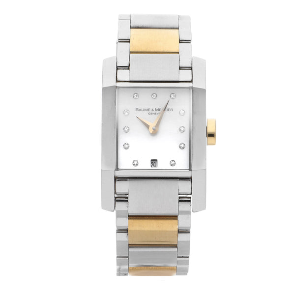 Reloj Baume & Mercier para dama modelo 8738 vistas en oro amarillo 18 kilates.